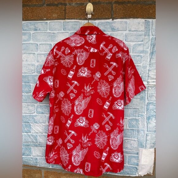 DIXXON Red Graphic Men's Shirt 2XL - Picture 11 of 12